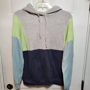 American Eagle Color Block Hoodie size L